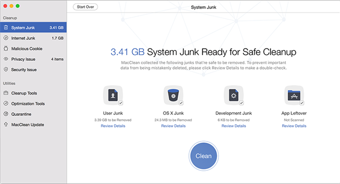 System Junk Cleaner Mac Free Version